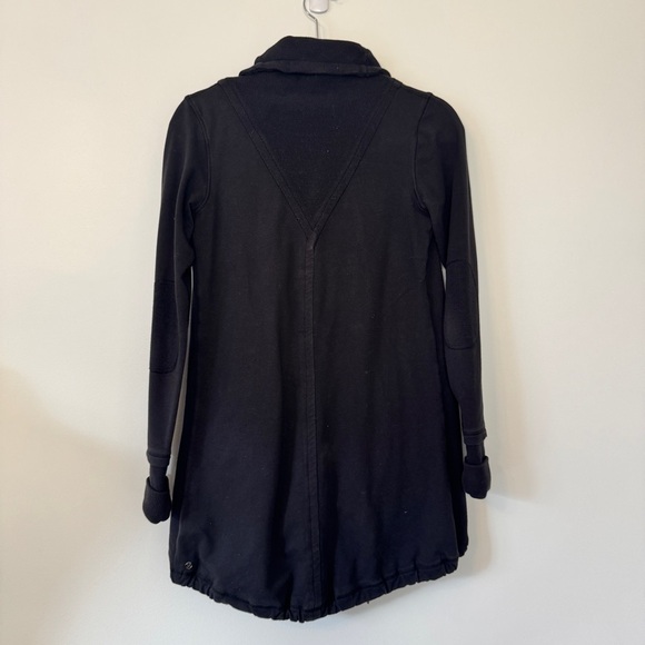 Lululemon Gratitude Wrap Black Cardigan Jacket Coat Athletic Athleisure Sz Small - Picture 3 of 13